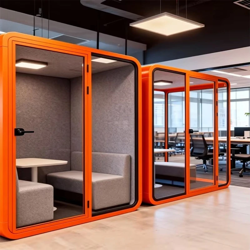 FOODLINE Customized Acoustic Indoor Single Person Office Pod Recording Studio Room Soundproof Vocal Booth Private Space Indoor