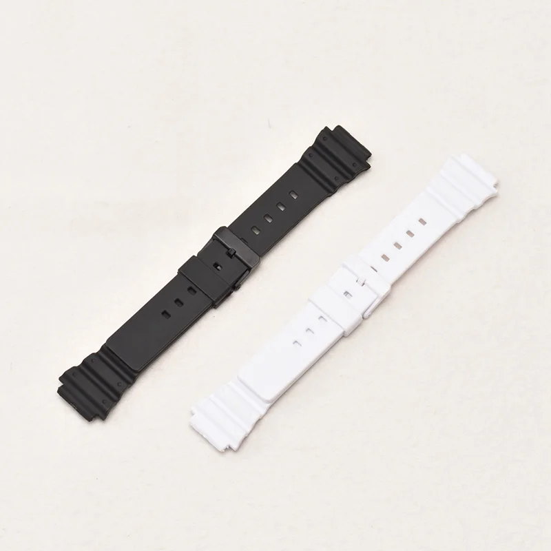 Watchband Silicone Rubber Band Men Sports Strap For CASIO MRW-200H Replace 18mm Electronic Wristwatch Belt Watch Accessories
