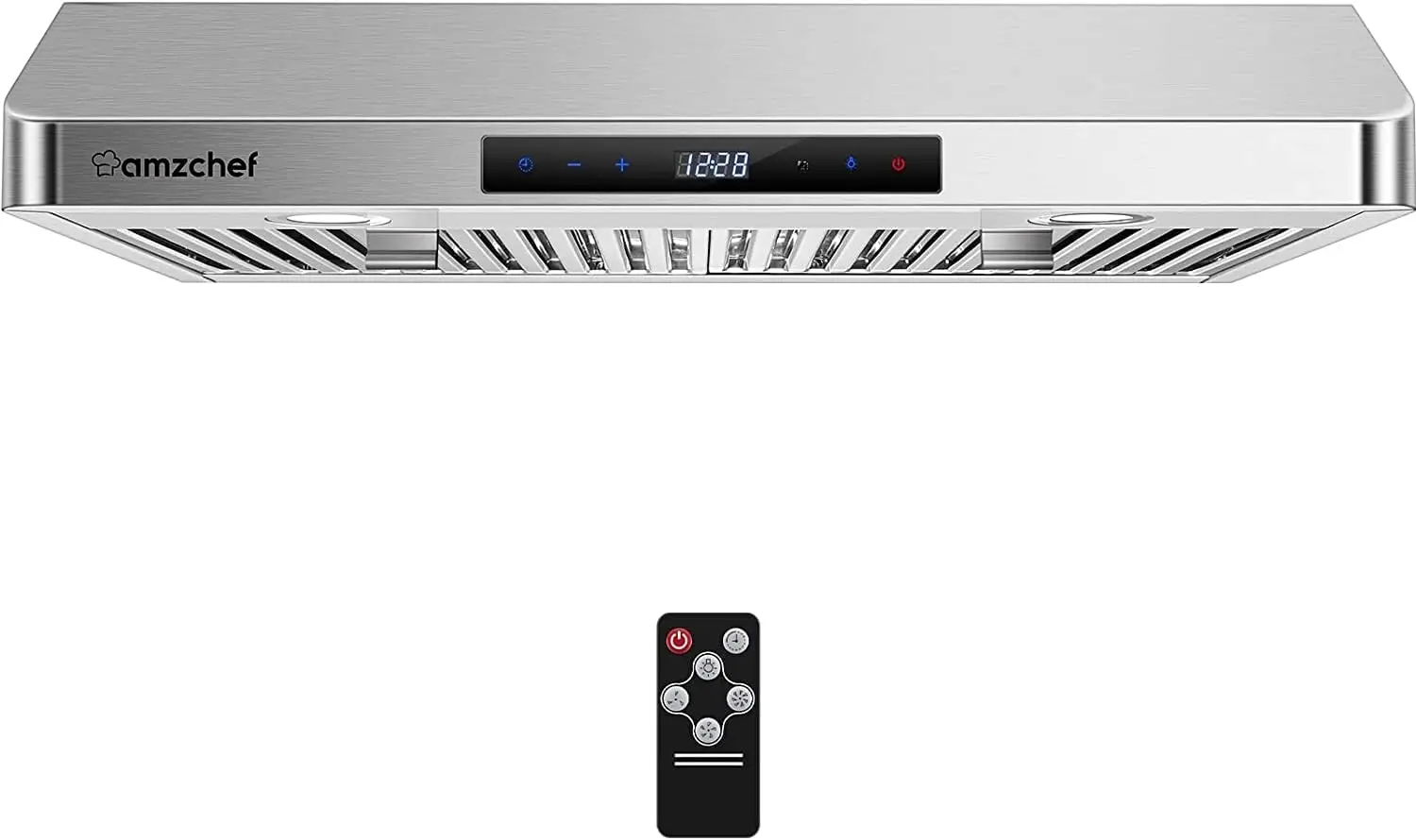 

Cabinet Range Hood 30 Inch, 700CFM Stainless Steel Kitchen Stove Vent Hood 3 Speed Exhaust Fan Touch/Remote