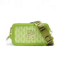 CH Macaron-Bolso cuadrado clásico con estampado de letras ligeras para chica, bolso de hombro multicolor a la moda, alta calidad