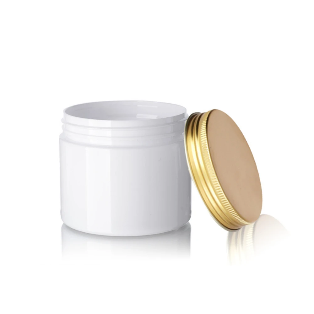 20pcs/lot 50ml-250ml Empty Cream Jar with Lid Plastic Makeup Cream Bottle Facial Mask Pomade Cosmetic Container Refillab