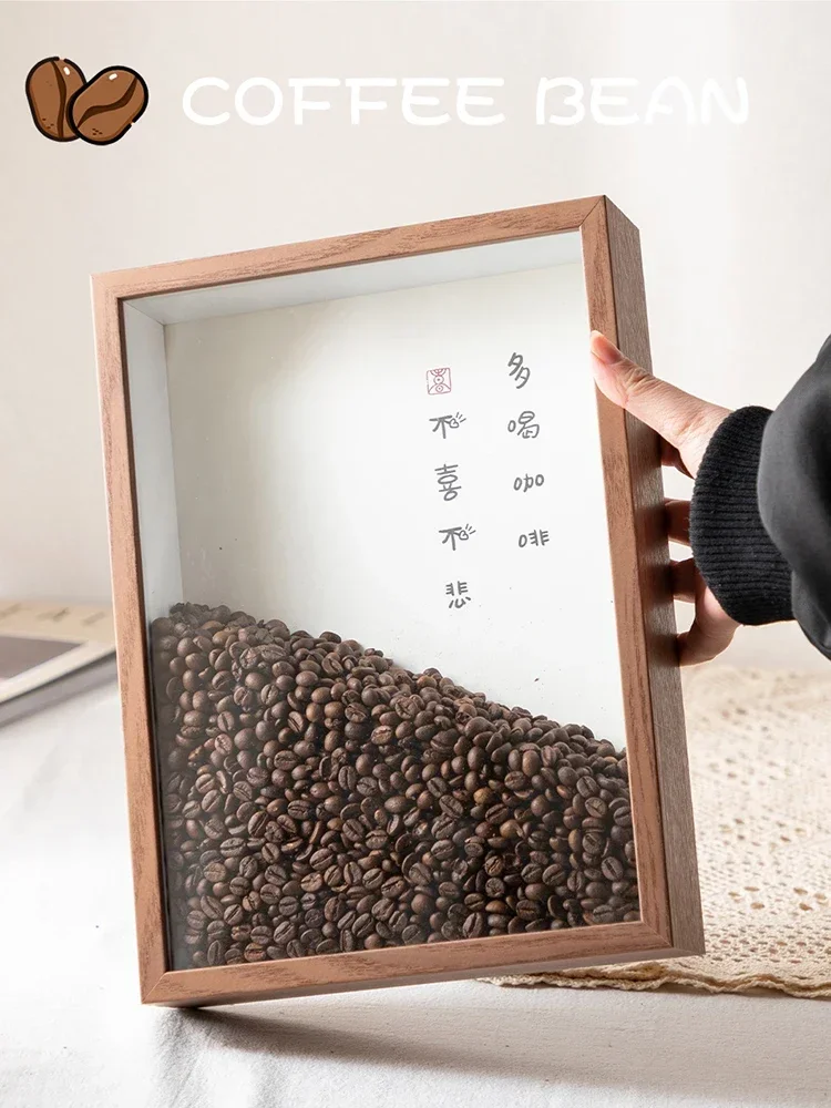 3D 사진 액자 나무 액자 깊이 5cm 북유럽 그림자 상자, 말린 꽃 표본 거치대, 수제 DIY 선물, 가정 장식, 2 개