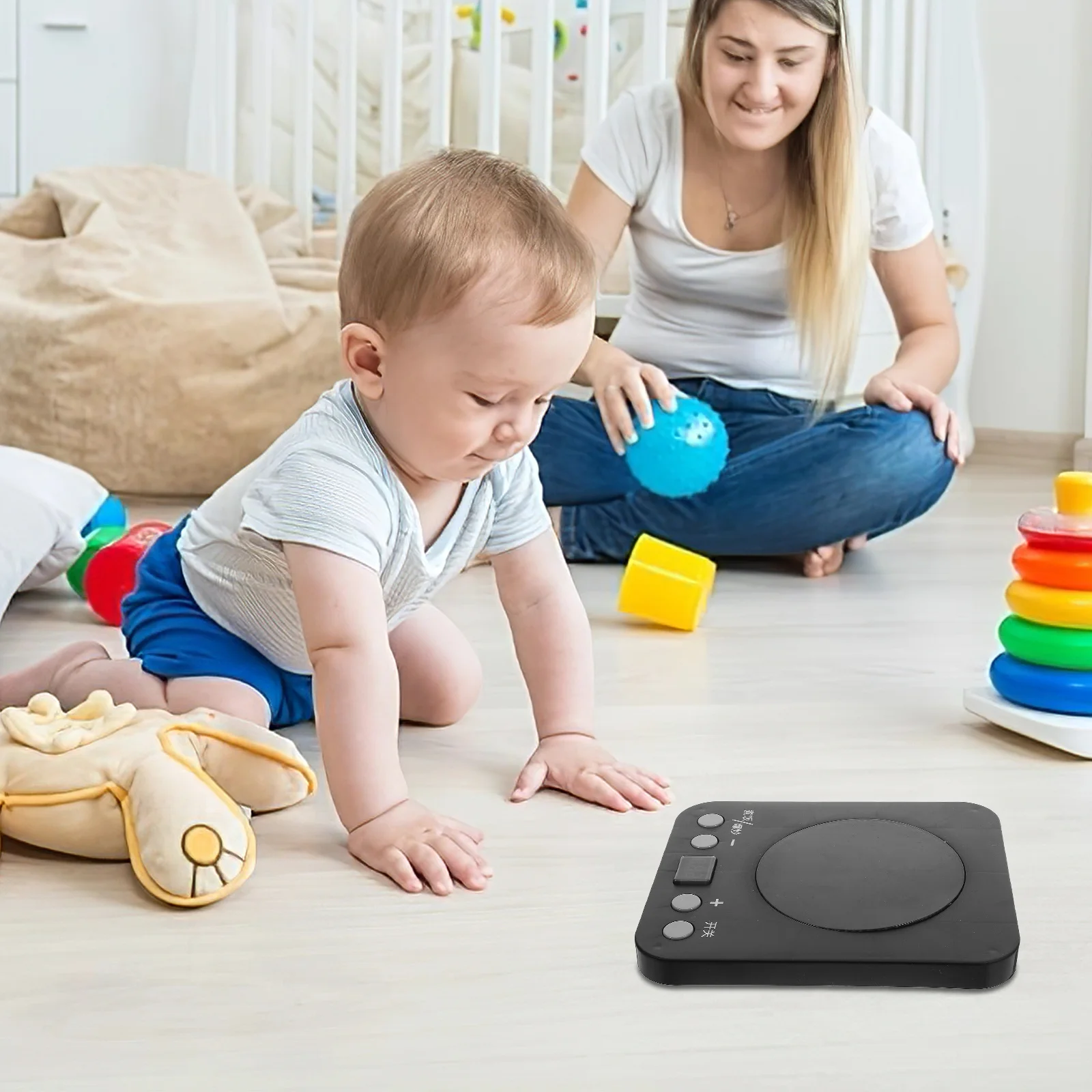 Aparelho de cozinha infantil, fogão de indução, design realista, material leve, fácil de manusear, dramatização, cozinhar