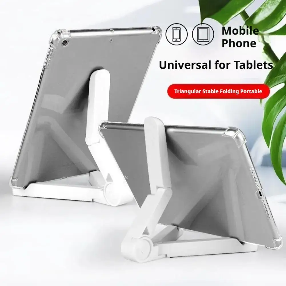 Universal Foldable Tablet Stand Portable Triangular Desktop Phone Holder Adjustable Mount Bracket For iPad 