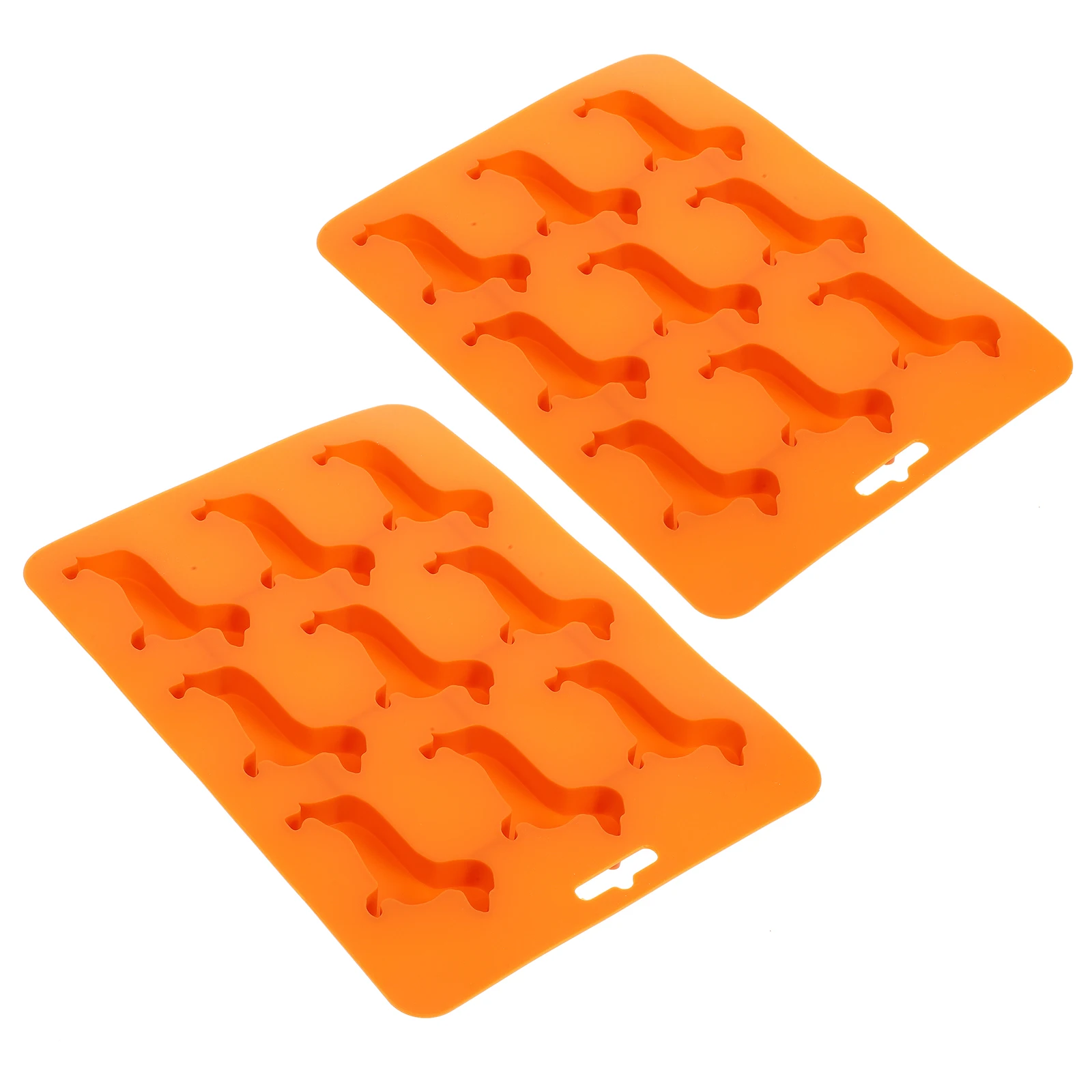 

2 PCS Silicone Puppy Ice Tray Fondant Mold Cube Electronic Dog Shape Shaped Cake