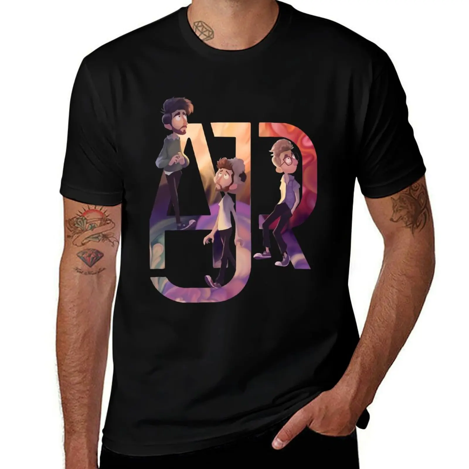 

Ajr The Click Galaxy T Shirt Graphic Trending Unisex Youth Funny T-Shirt Moisture Wicking Athletic T-Shirt