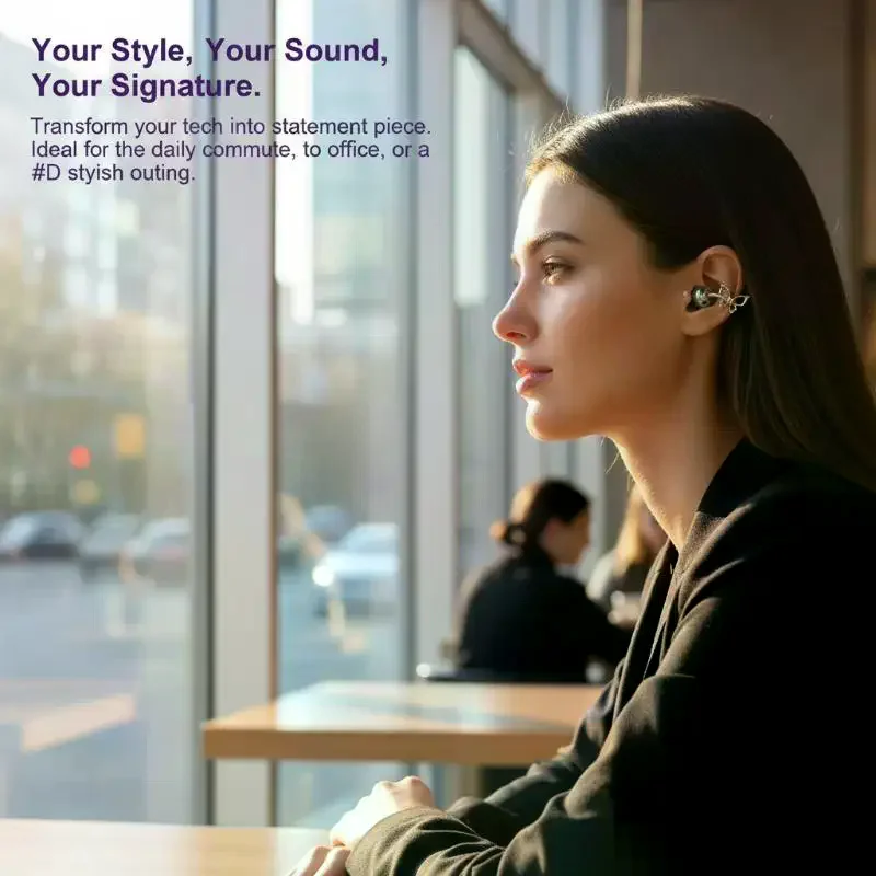Hollow Butterfly Decorative Clip for Bluetooth Earbuds 1/2Pcs Anti-Lost Cute Wireless Earphone Accessory for Students