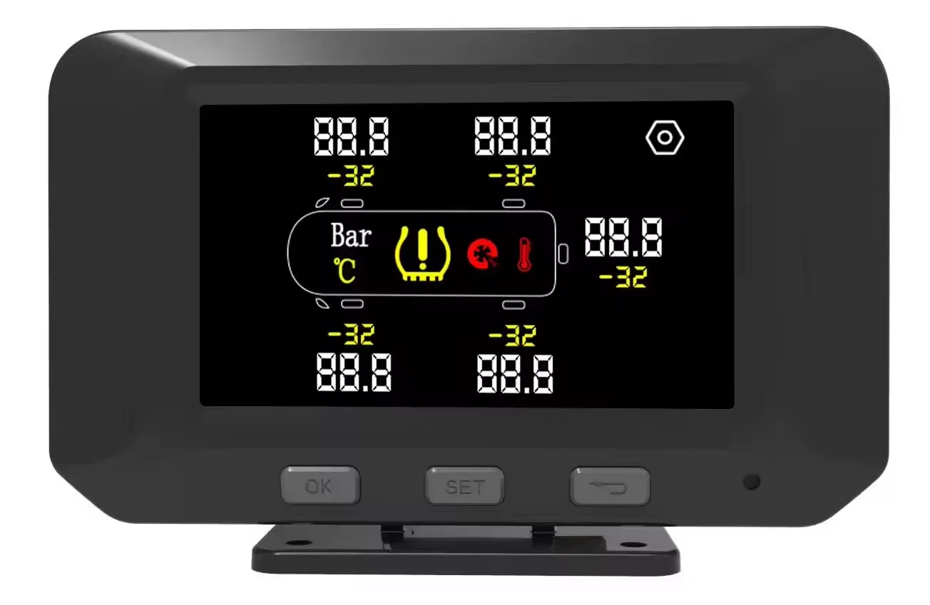 Porcsi tyre pressure ing system Best tpms for trucks RVs, Motoomes, 5th Wheels, Coaches and Trailer with 2-12 Sensor