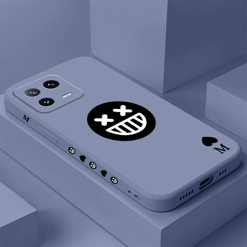 

Black Face Love Phone Case For Xiaomi Mi 15 14 14T 13 13T 12 12X 12T 12S 11 11T 10 10T 9 9T Pro Lite Liquid Silicone Cover