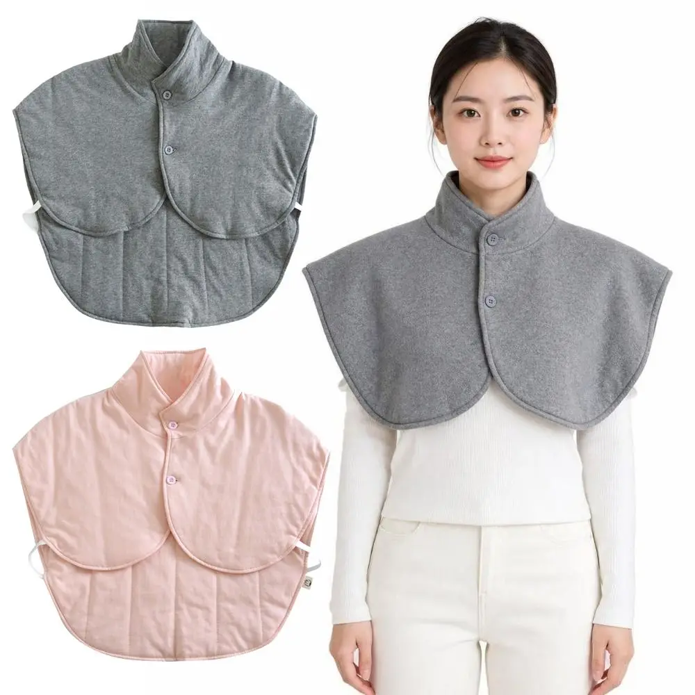 Breathable Shoulder Warmer Pad Comfortable Easy To Wear Thermal Shoulder Wrap Thickened High Neck Warm Neck Cover