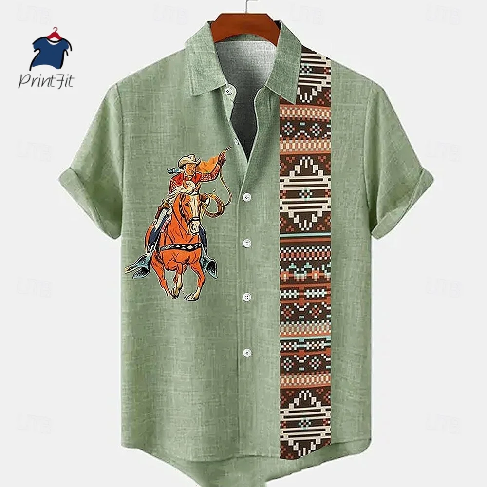 Linen Men's Short Sleeve Shirt Blue White Black Pink Lightweight Breathable Hawaiian Seaside Men's Fashion Tops Plus Size 2025