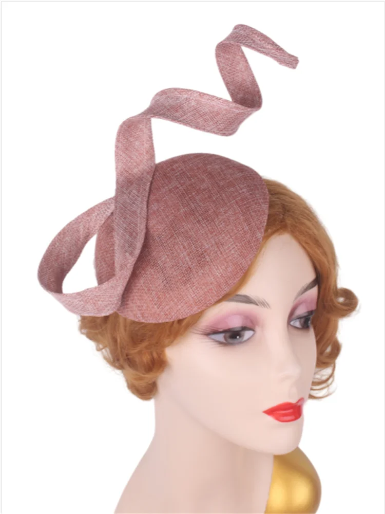 Elegant Kentucky Party Pillbox Cap Women's Wedding Church Fascinator Millinery Hat Lady Headpiece for Event Night Tea