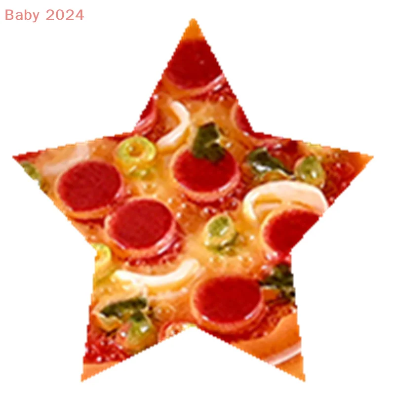 

Pack of 6: Miniature Dollhouse Pizza or Packaging Box Model Replica for Kids Play