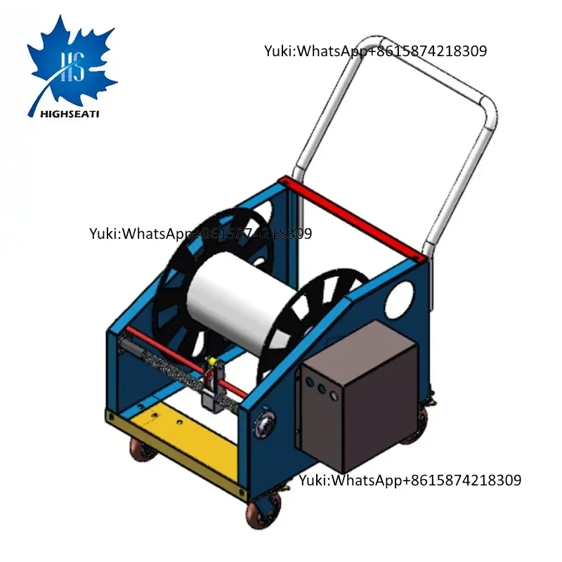 Manual Cable Reel Trolley, Mobile Cable Reel Pay-off Trolley, Shengtuo Type D 304 Small Style