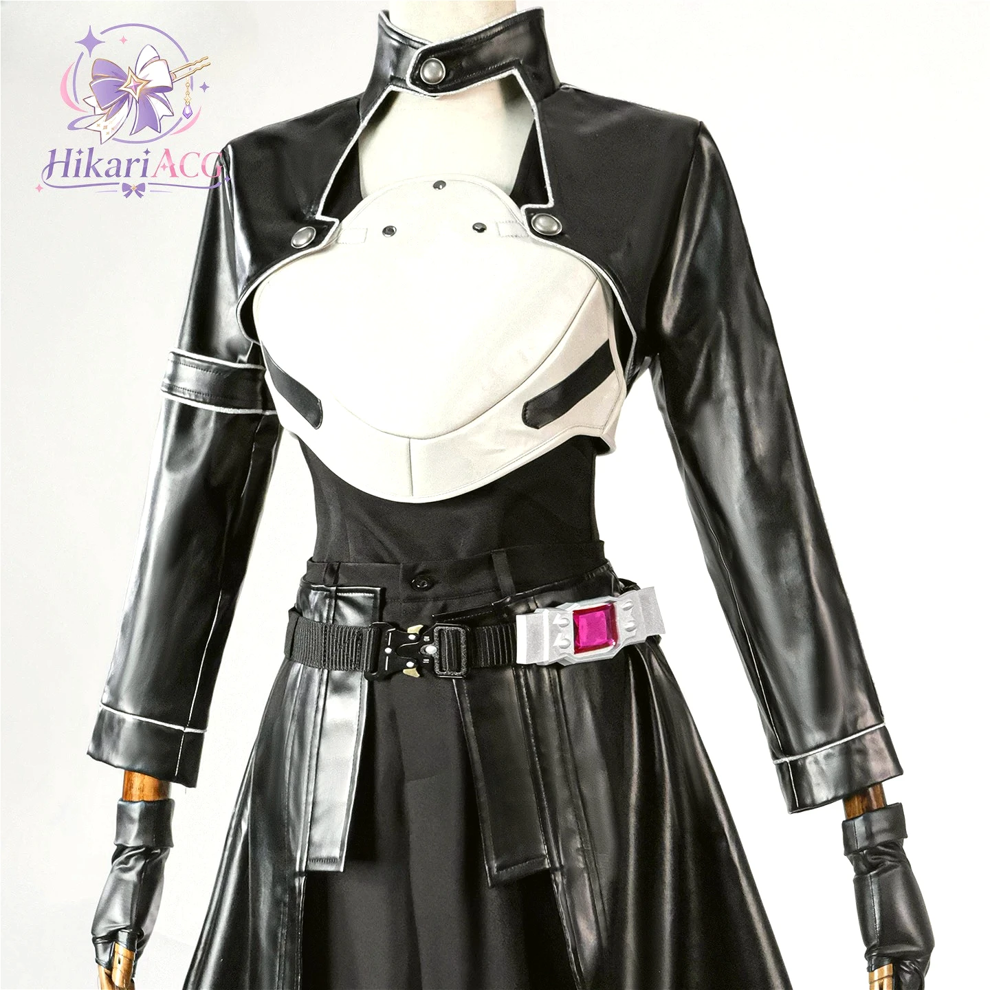 Black Combat Uniform Kirito Cosplay Costume Sword Art Online GGO Full Set Roleplay Outfit for Men Halloween Party Convention