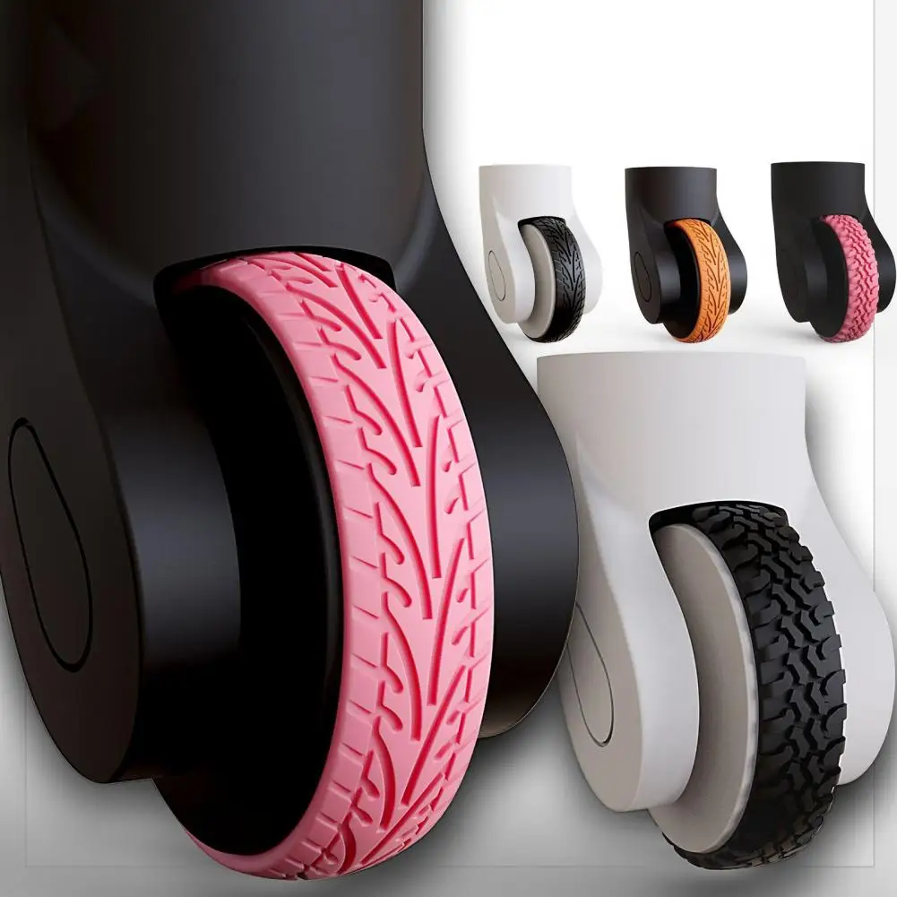 Durable Suitcase Wheel Guards 8 Pcs Luggage Wheel Covers Set Wear-resistant Caster Protectors Noise-reducing Non-slip Luggage