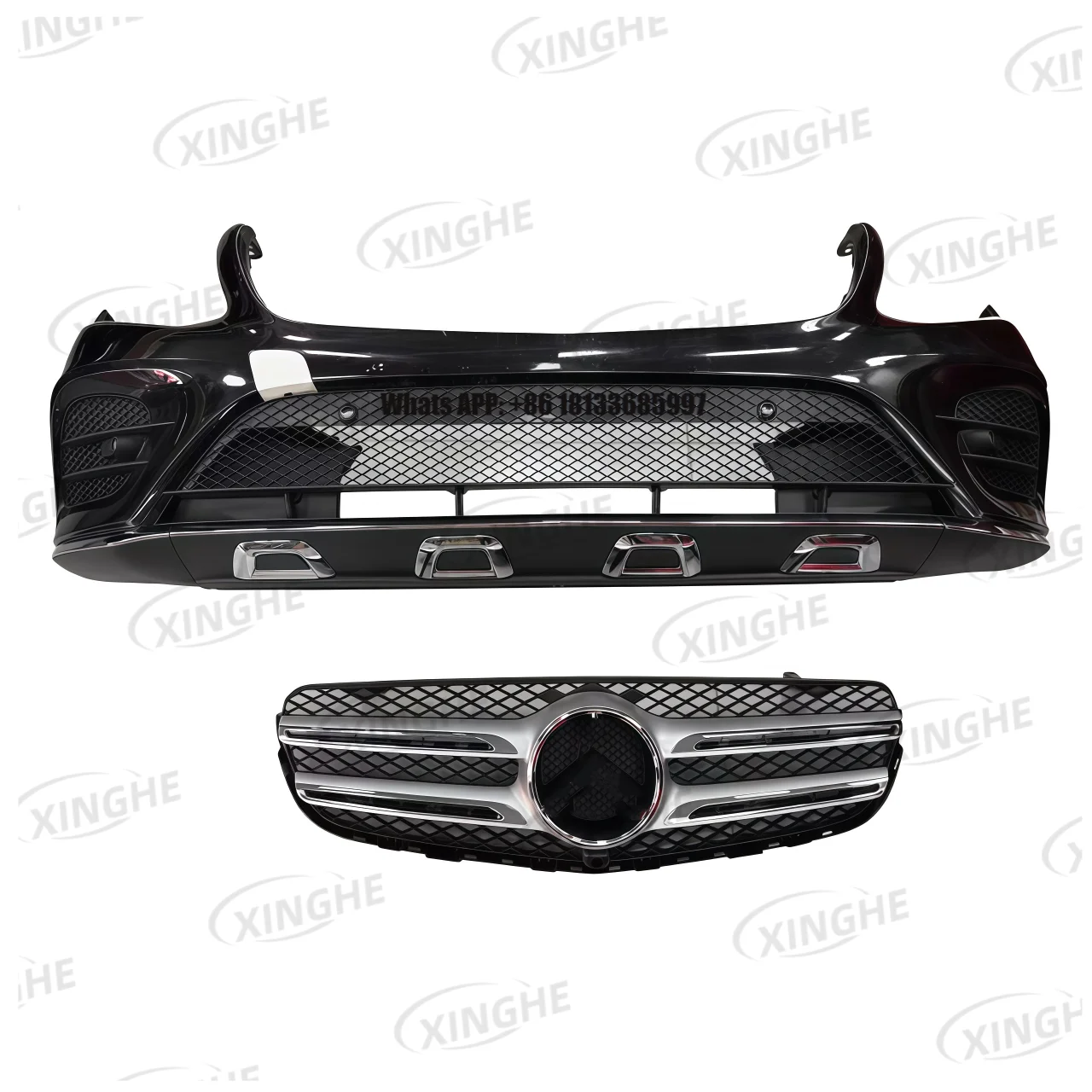 

For Mercedes Benz GLC W253 front bumper, high-quality bumper front body kit GLC front bumper kit assembly