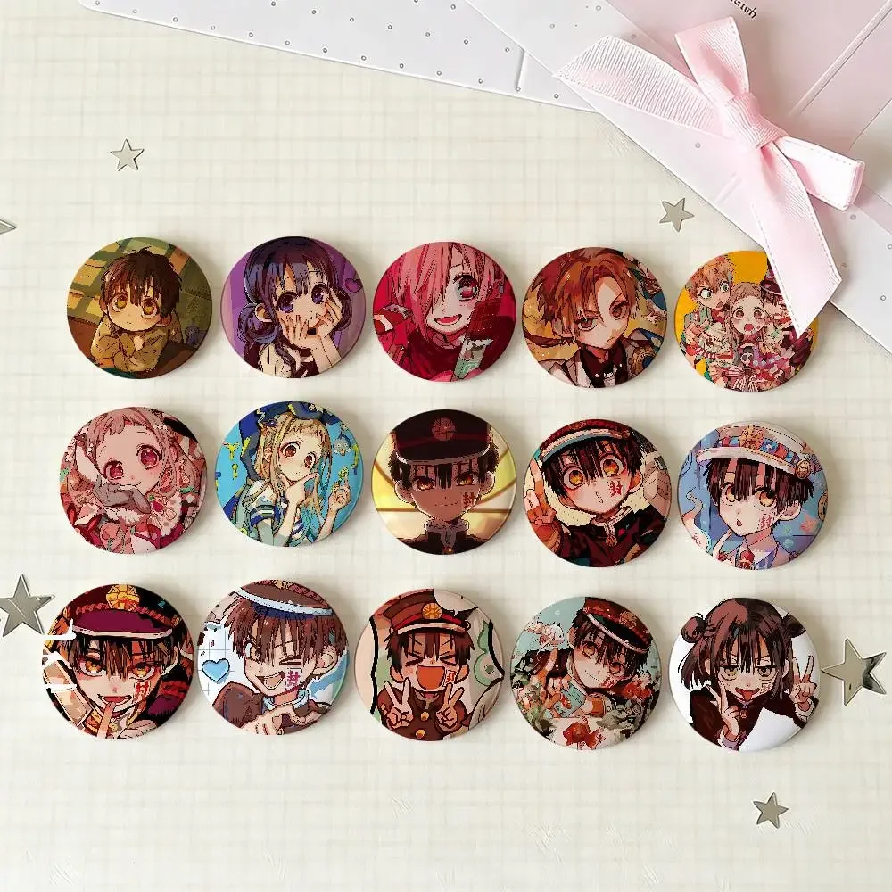 Toilet-Bound Hanako-kun Badges Tinplate Soft Button Pin Brooch Metal Badge Custom Jewelry Accessories Hat Bag Lapel