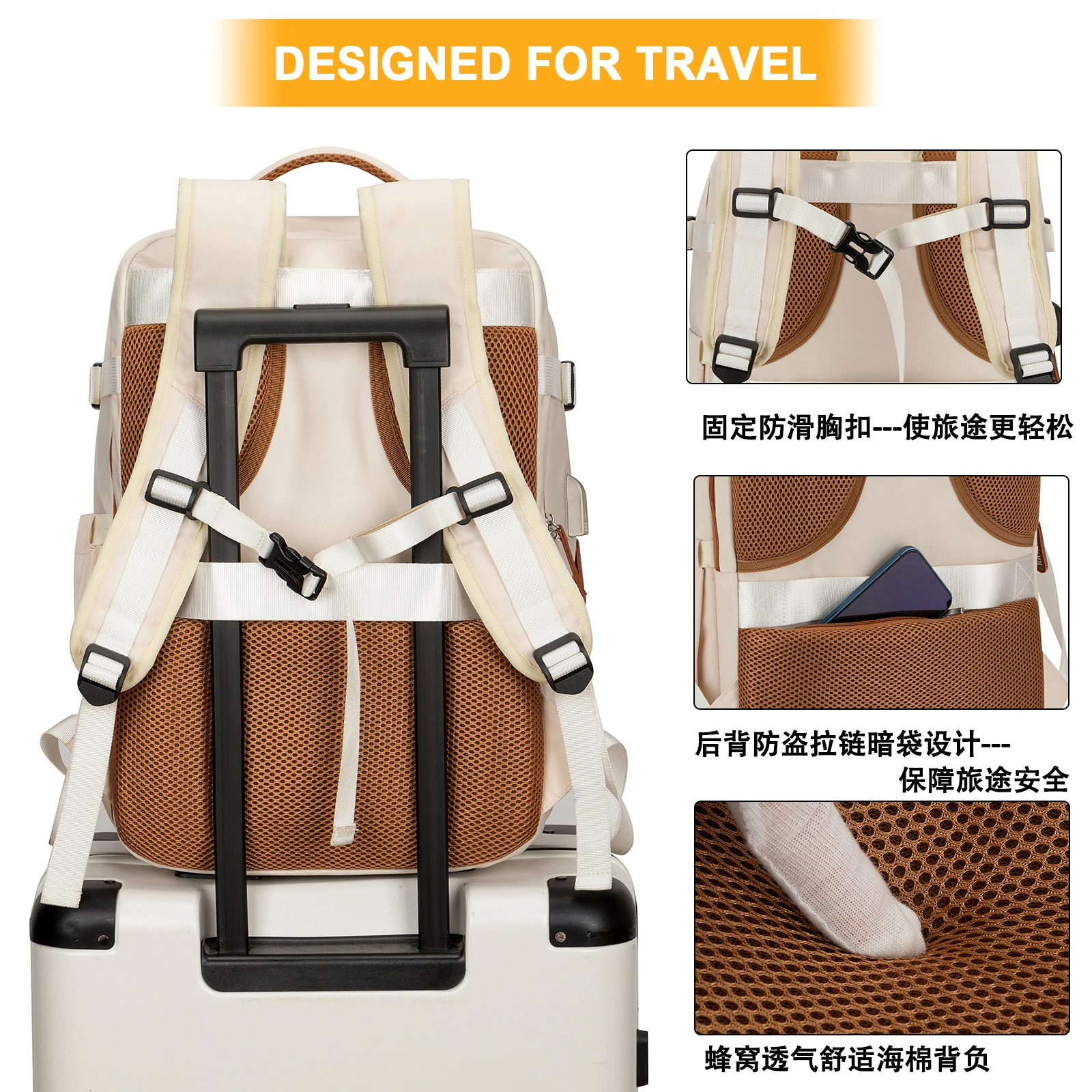 Airplane Travel Backpack For Women Men Laptop Bag Luggage Man Large Capacity Bags Business Multifunctional Backpacks Mochilas