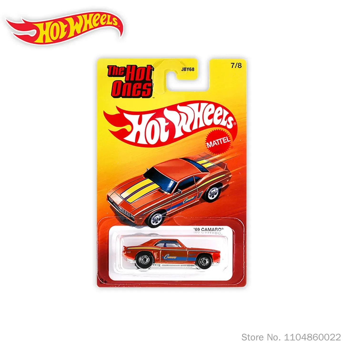 Hot Wheels 1/64 The Hot Ones Mix JBY68 Diecast Alloy Car Alfa Romeo Ford Bmw Lamborghini Volkswagen Toyota Camaro Honda Gift