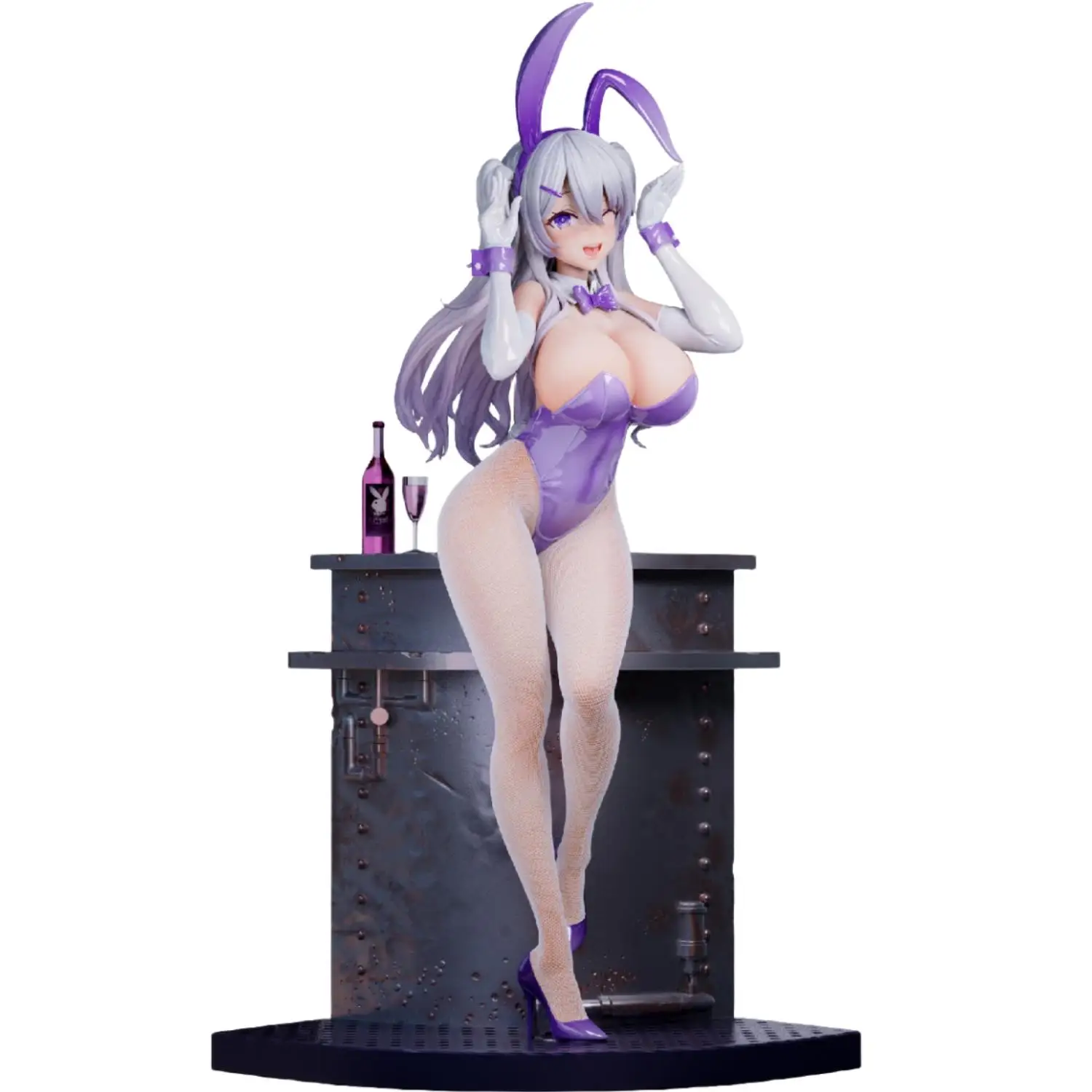 

HiPlay BearPanda Bunny Girl, Xiya, Anime Style and Movable Eye Design 1:6 Female Figurine