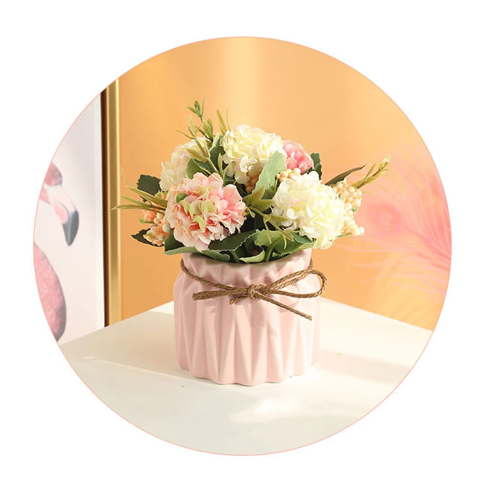 

Artificial Rose Plants Plastic Faux Leaves Vivid Realistic Ideal for Desktop Shelf Office Bedroom Room Creative Gifts