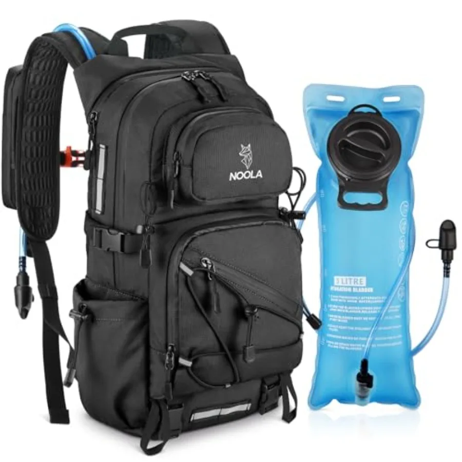 

Hydration Backpack with 3L Water Bladder - 22L Water Backpack for Hiking, Cycling, Running, Biking - Lightweight Hiking Pack Ba