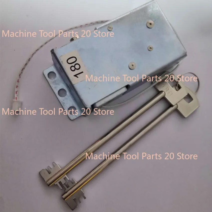 Leaf Electromagnet with Emergency Key Gun Cabinet Electromagnetic Lock Safe Box Accessories Solenoid Valve