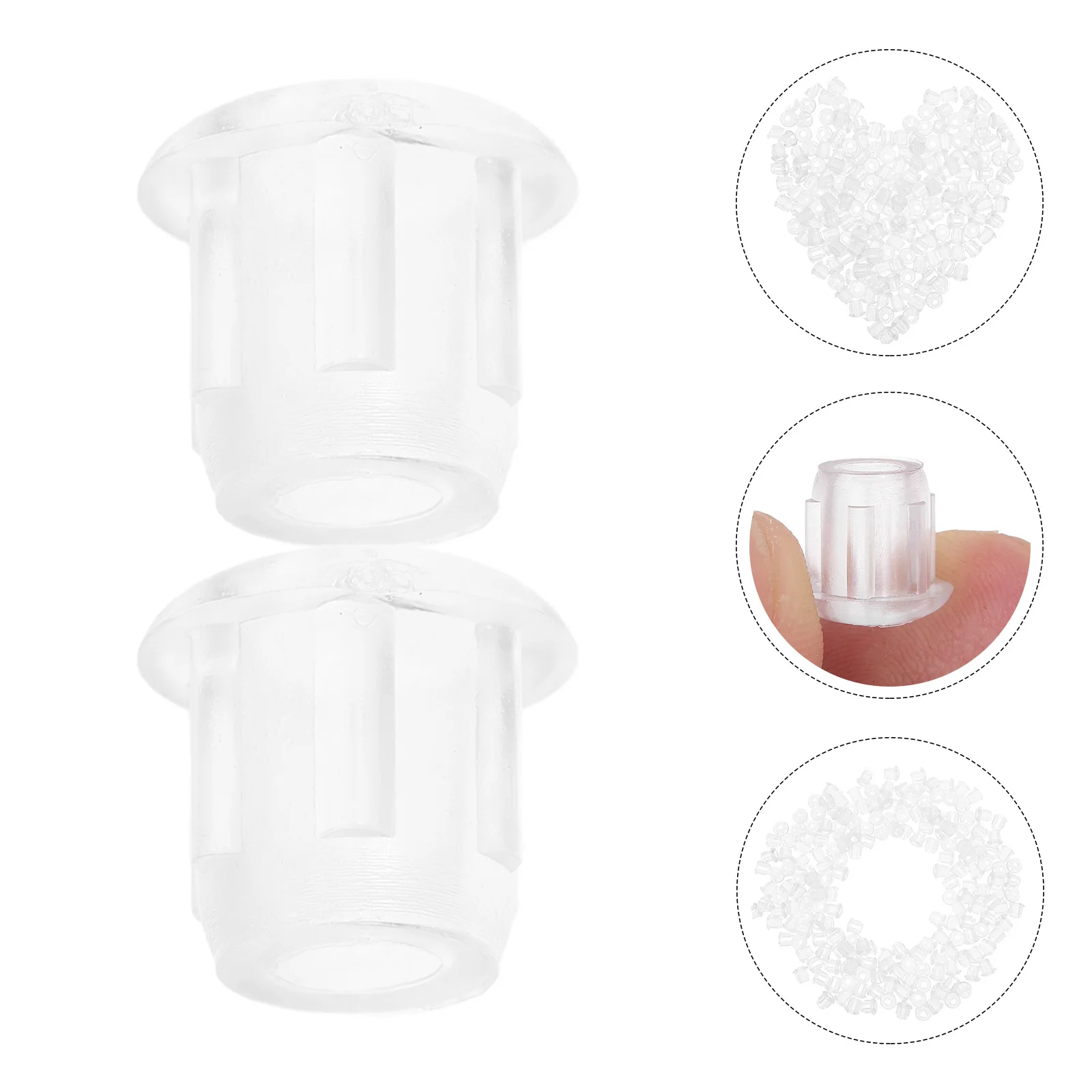 

200pcs LED Lamp Socket Safety Caps 5mm Plastic Light String Protector Covers Enhance Security Compatible Design Easy