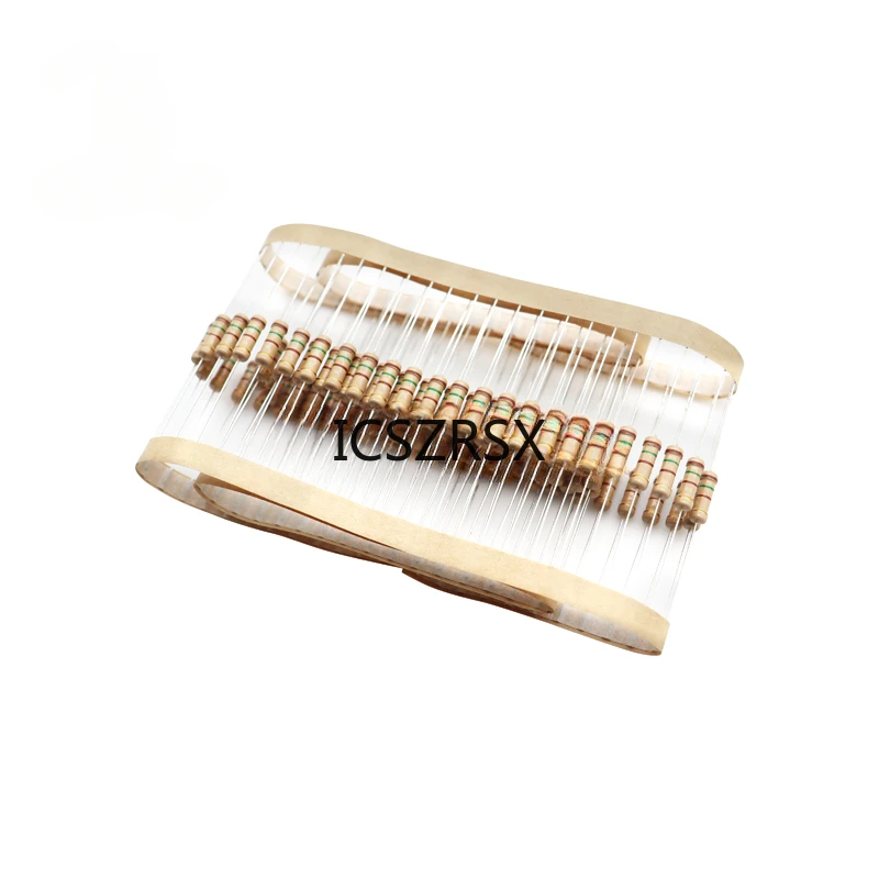 20개 1W 탄소 필름 저항기 5% 1R ~ 10M 10R 100R 220R 330R 470R 1K 2.2K 3.3K 4.7K 10K 22K 47K 100K 1M 10 100 220 330 470 옴