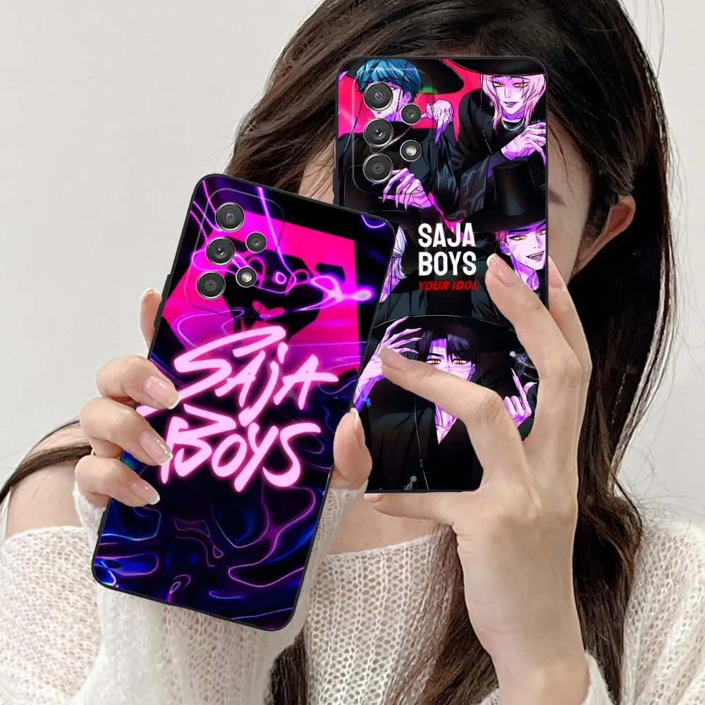 

KPOP Saja Boys Mobile Phone Case for Samsung Galaxy A73 72 71 70 56 55 54 53 52 36 35 34 23 16 15 5G Colour Protective Pretty