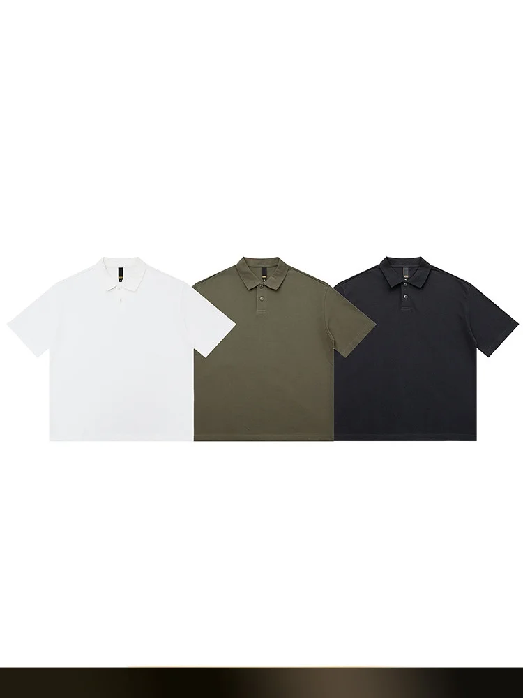 

Summer New y Heavyweight Color irt Loose Fit Me Men's Retro Japanese Sle ort Sve Cotton T-irt