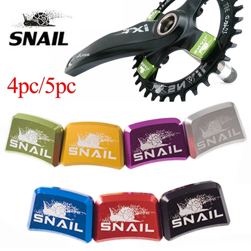 SNAIL Bike Chainring Bolts 6.5/8.5mm Chainwheel Screws Single/double Chain Ring Bolts Square/Round for Crankset Screw Parts