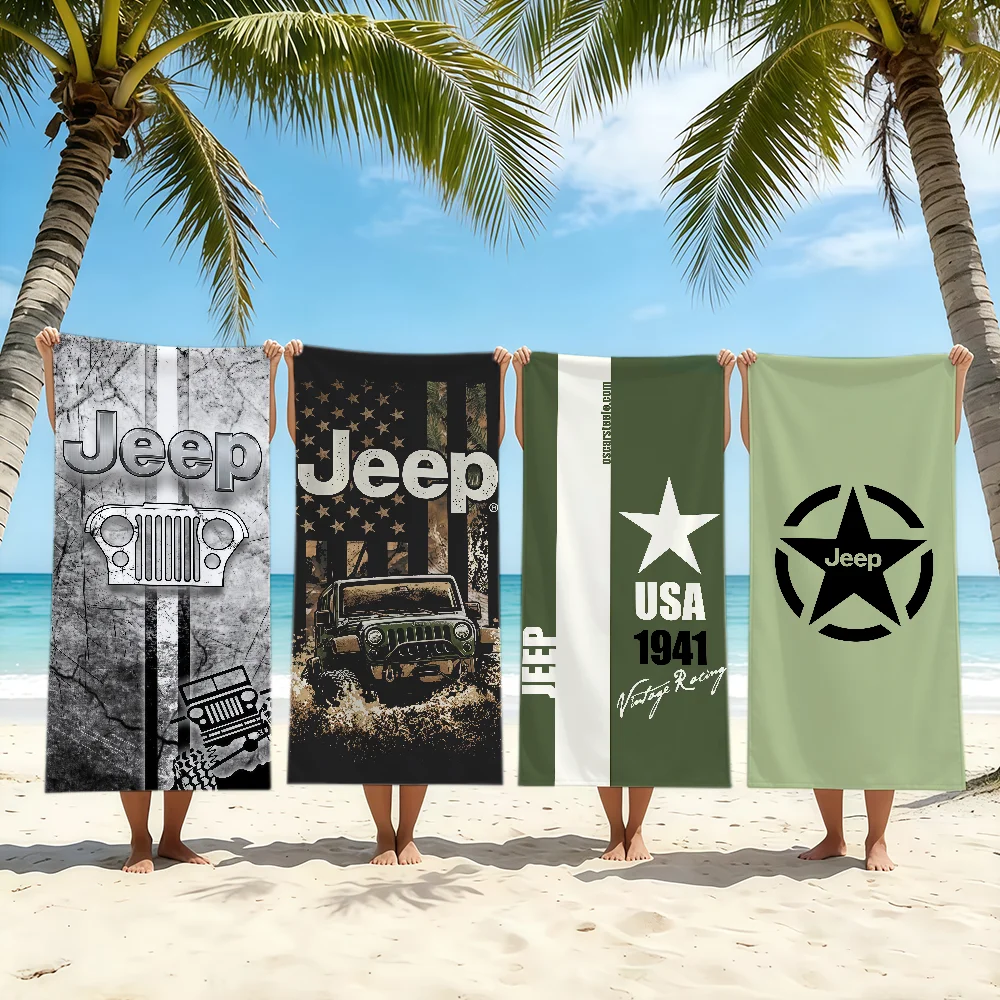 Classic J-JeepS Towel Towel Beach Towel Travel Shower Quick-Drying Soft Same Style Men Women Sports