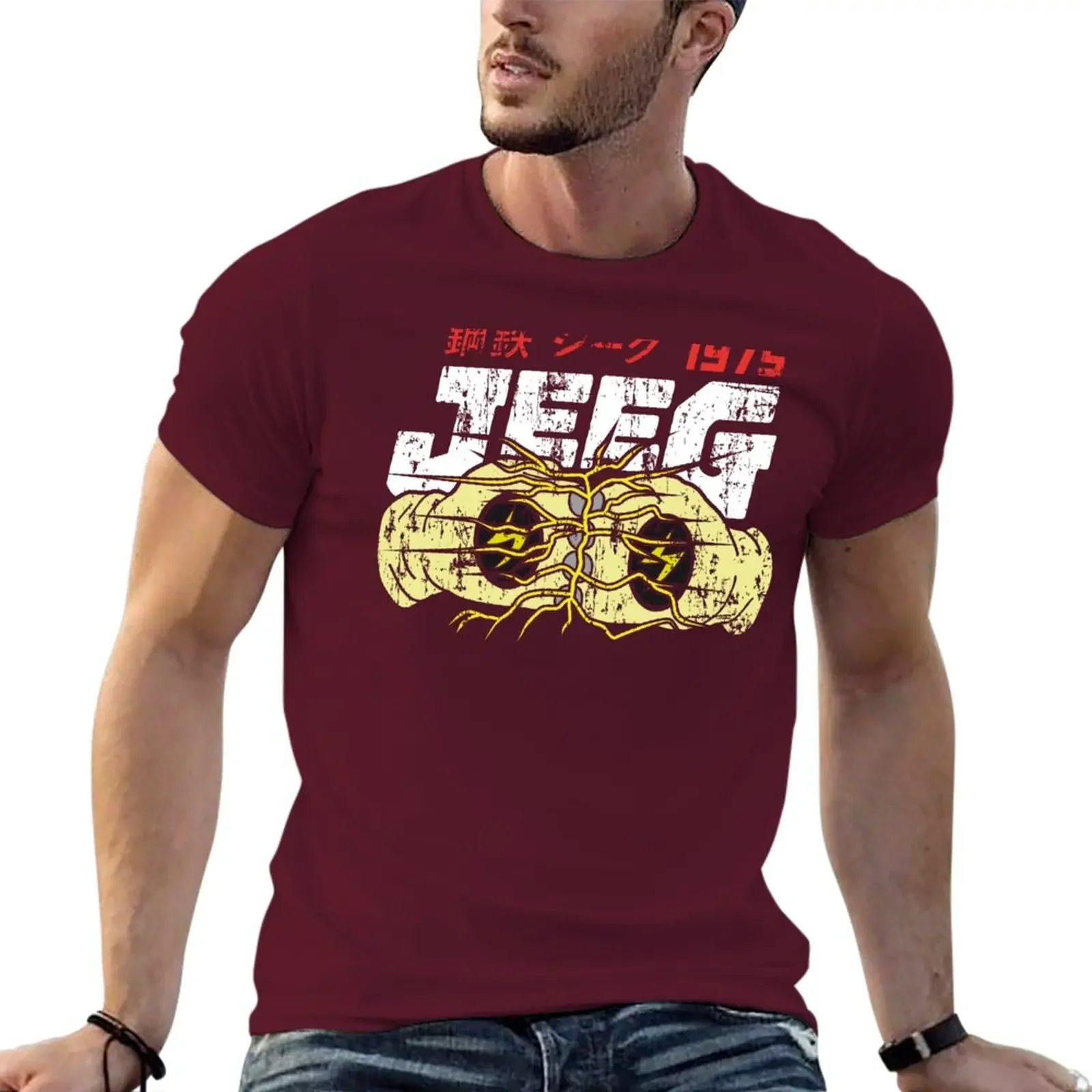 Oversized  for men New Steel Robot Jeeg T-Shirt short sports fan fashion new in tops & tees mens designer clothes heavyweight