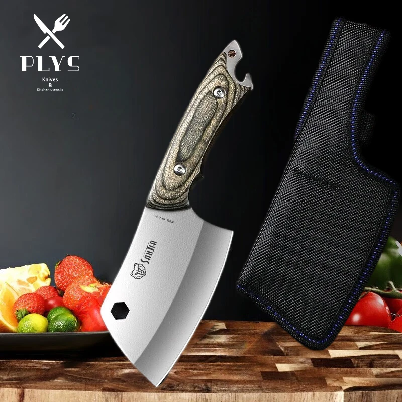 PLYS Small Slicing Knife Kitchen Multifunctional Fish Killing Knife High Hardness 4-Inch Chef Utility Knife