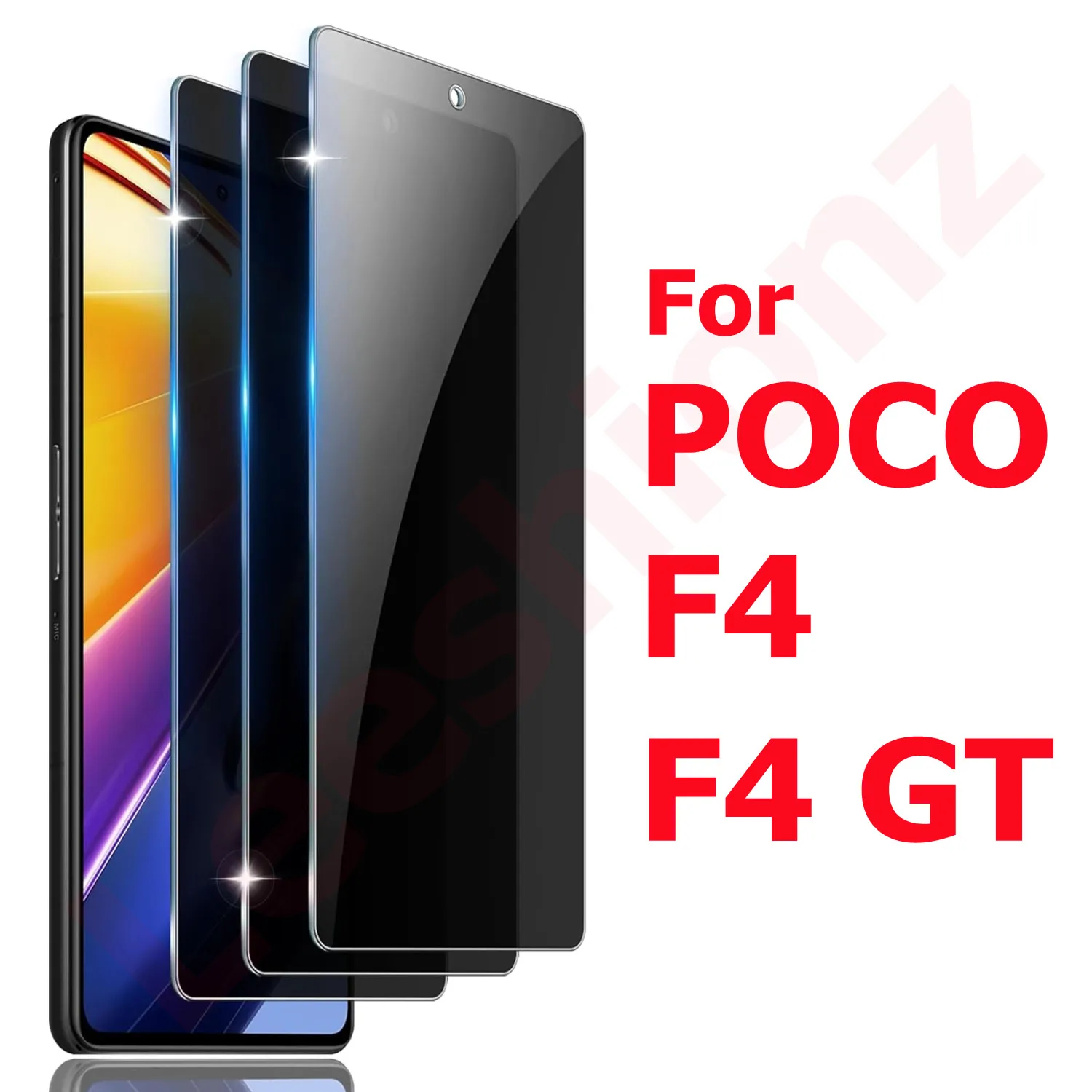 

For POCO F4 F4 GT Privacy membrane Anti Spy Screen Protector Privacy Glass Film