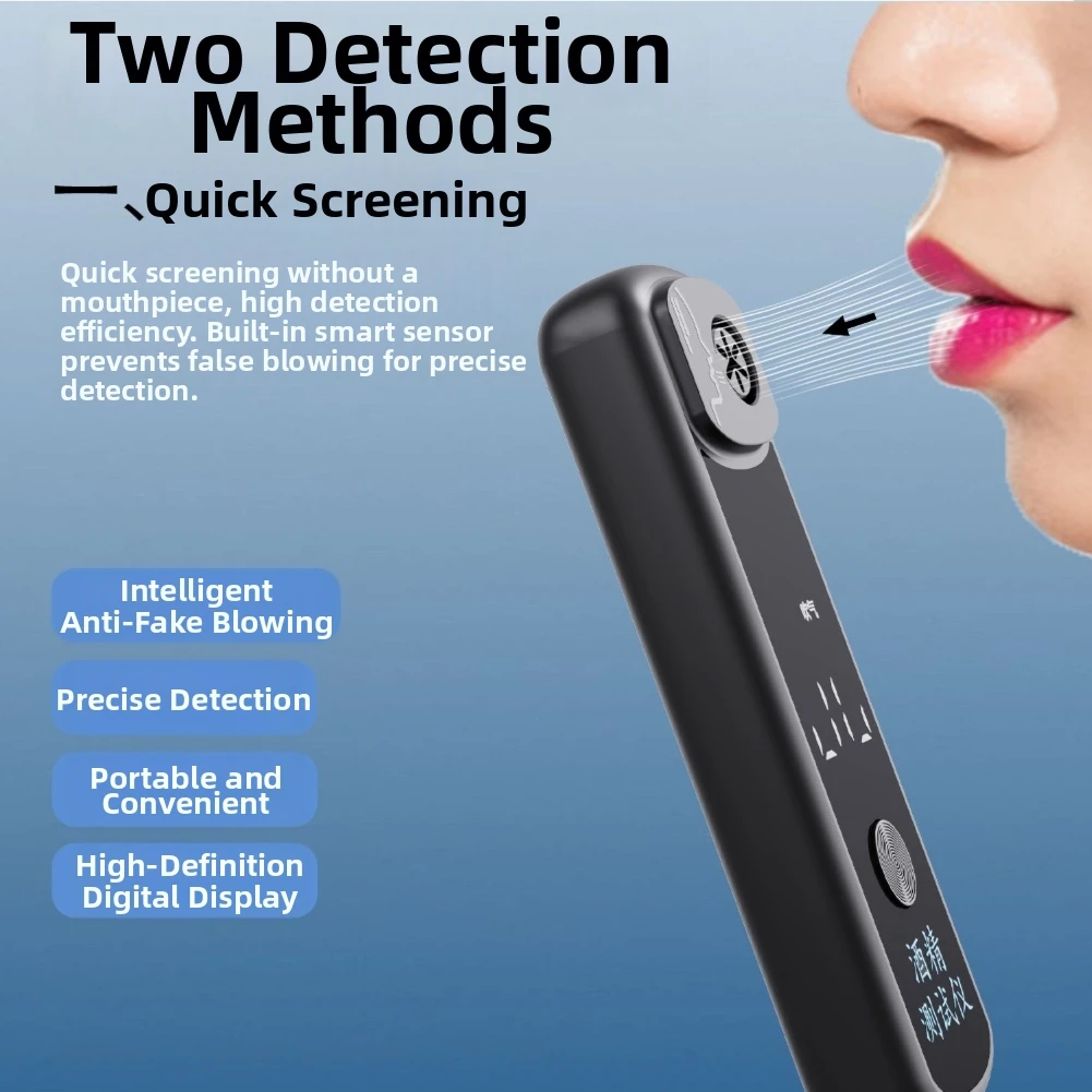 Digital Breathalyzer Tester with Upgraded Filter Algorithm for Accurate Content Detection and Moisture Filtration