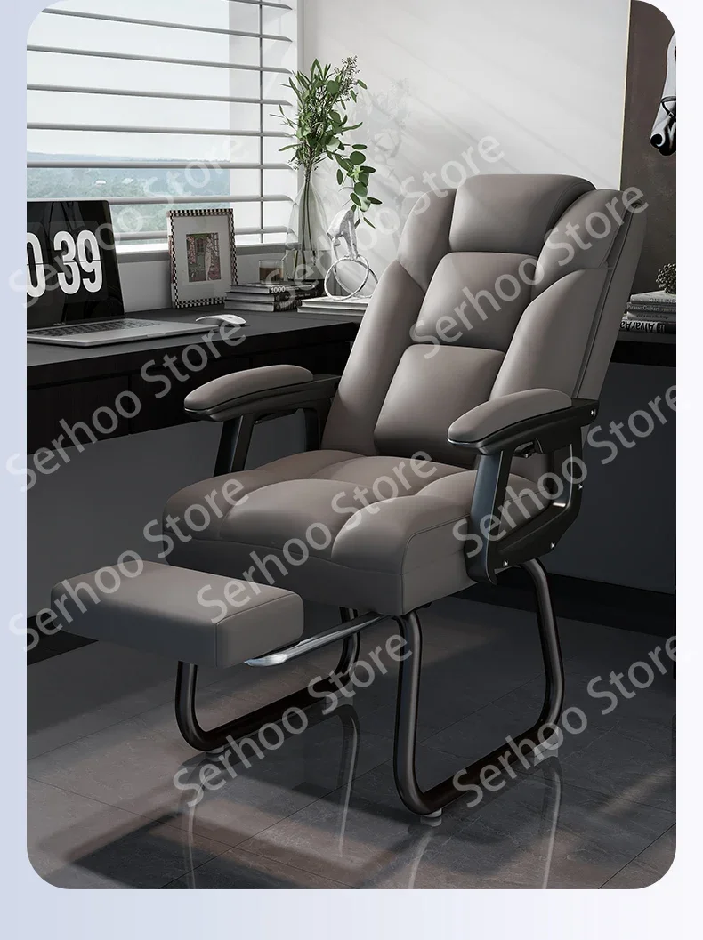 Home office seat Comfortable sedentary reclining computer chair Conference room bow staff  Ergonomic boss