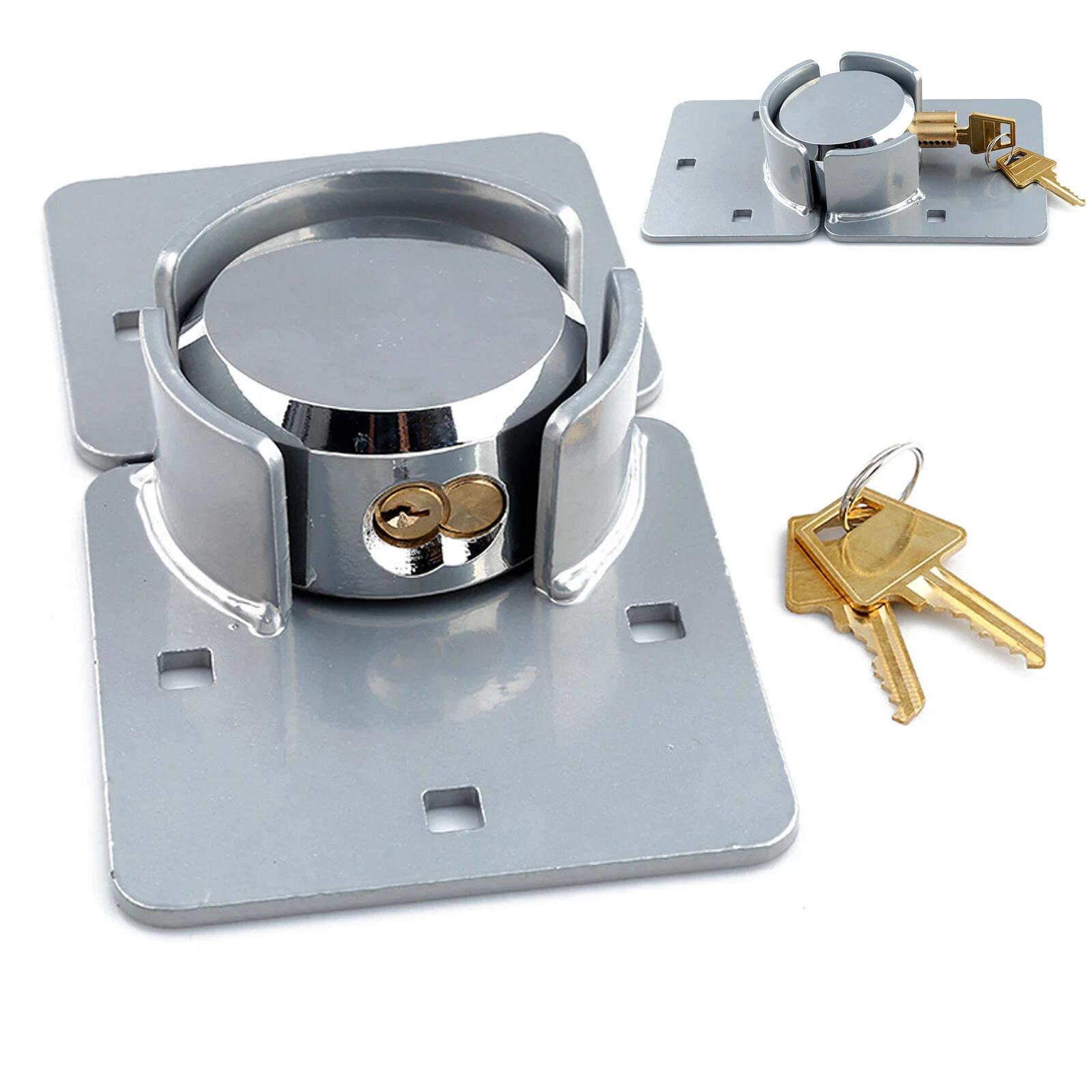 Camper Van Rear Door Lock With 2keys & Fixing Screws For Fiat Ducato VW T5 T6 Ford Transit Custom Caravan Motorhome Security
