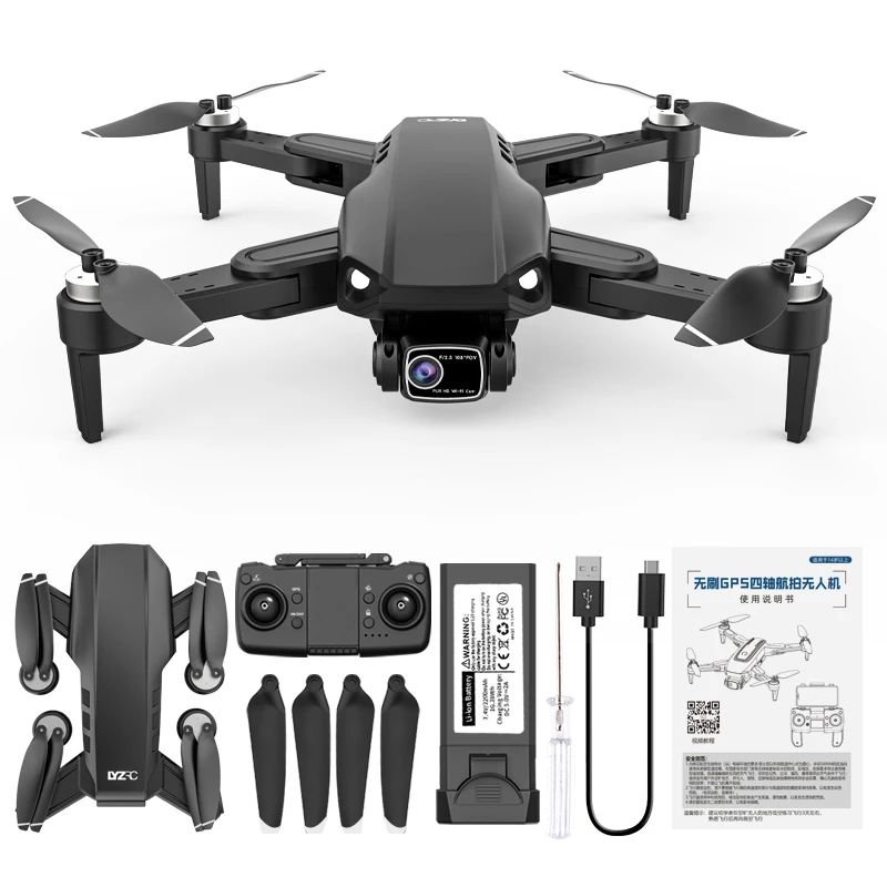 

L900 PRO Camera drone 4K professional Quadcopter camera RC Helicopter Brushless Motor FPV Quadcopter 2-axis Gimbal 4K Camera GPS