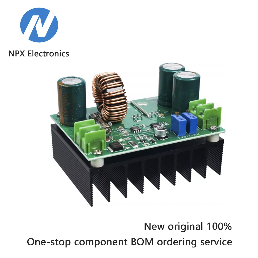 Модуль повышения мощности постоянного тока, 600 Вт, источник питания для ноутбука на солнечной батарее, от 10-60 В до 12-80 В, высокая мощность, постоянный ток