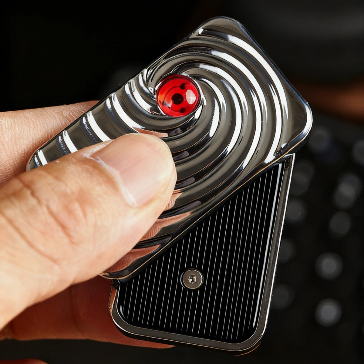 Adult Metal Magnetic Fidget Slider Infinite Push-Pull Click Fidget Toy, Portable EDC Stress & Anxiety Relief Office Gadget Gift
