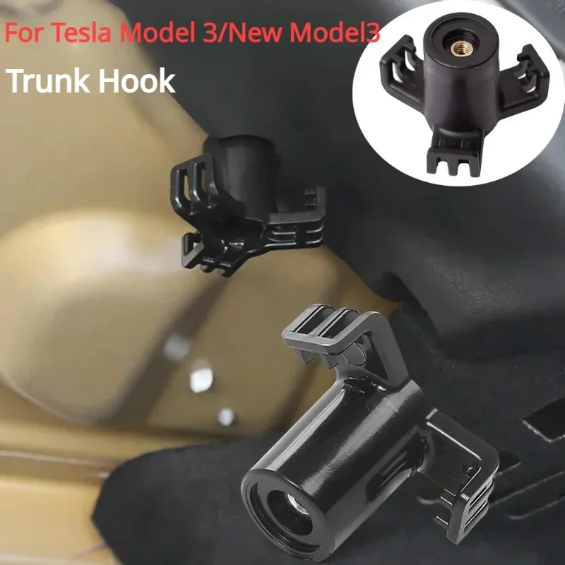 Car Trunk Hook for Tesla Model 3 Highland 2024 Trunk Grocery Bag Hook Upgrade Version Interior Accessories Car Organizer Hook