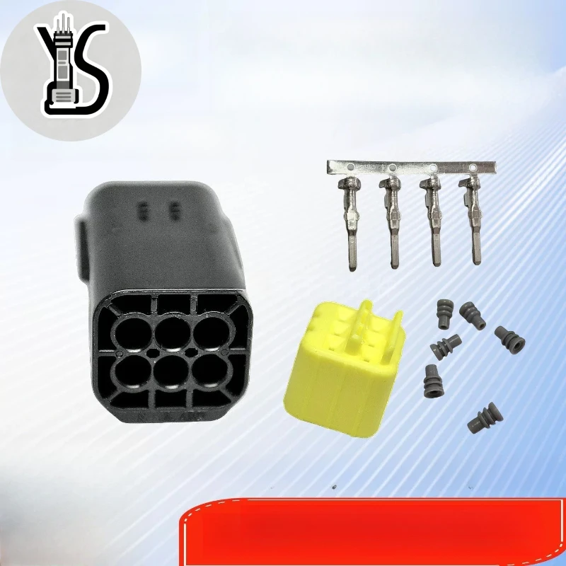 2PCS/SET Original Genuine waterproof connector 174264-2 Male With wiring harness Plastic shell For Automobile Smart Electronic