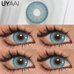 UYAAI Halloween Contact Lenses 1 Pair Purple Lenses Red Lenses Cosplay Colored Lenses Blue Lens Korea Lenses for Women Discount