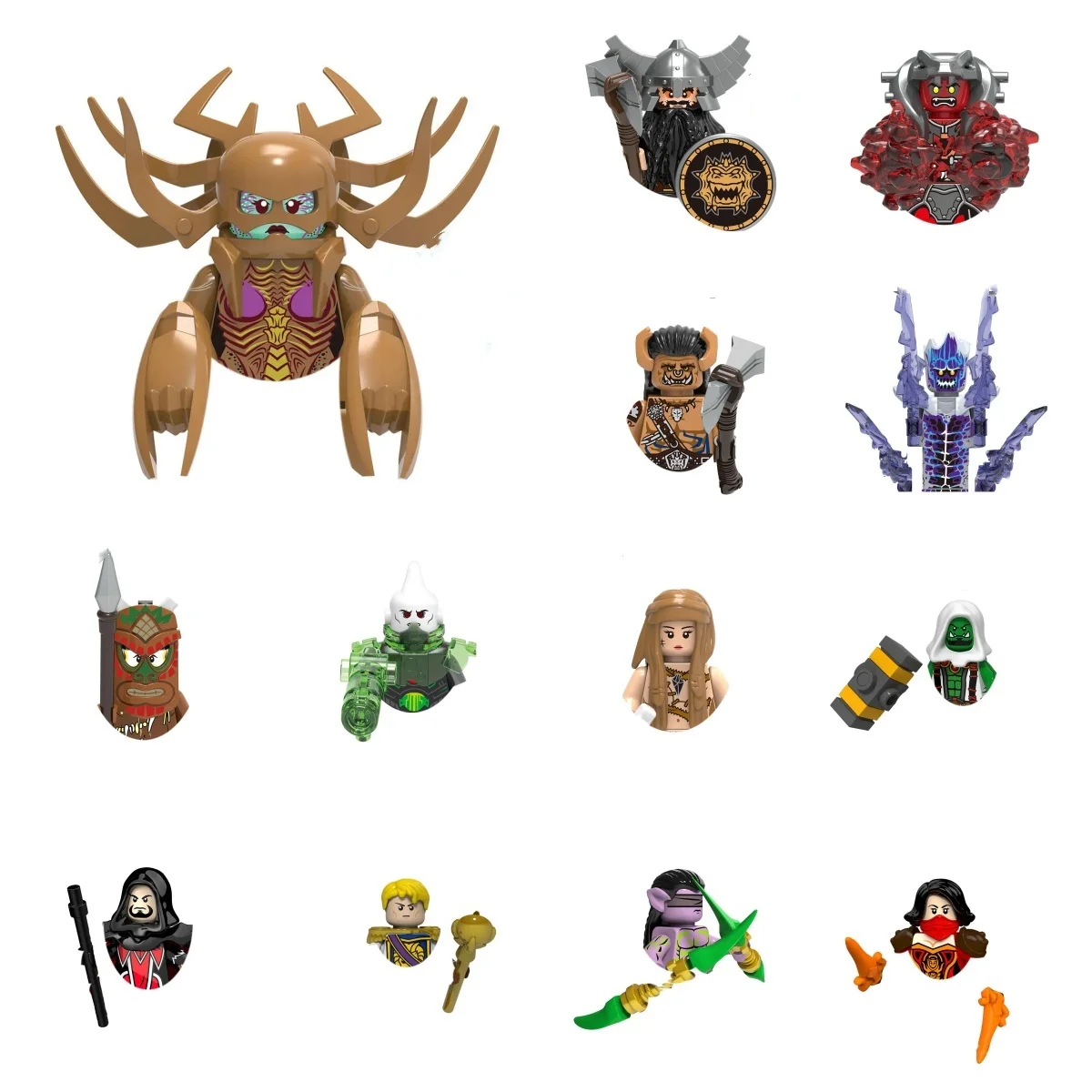 

Single GAME Fighter model Action Figures accessories Building Blocks toys for children Series X0285 XH1490 XH1491