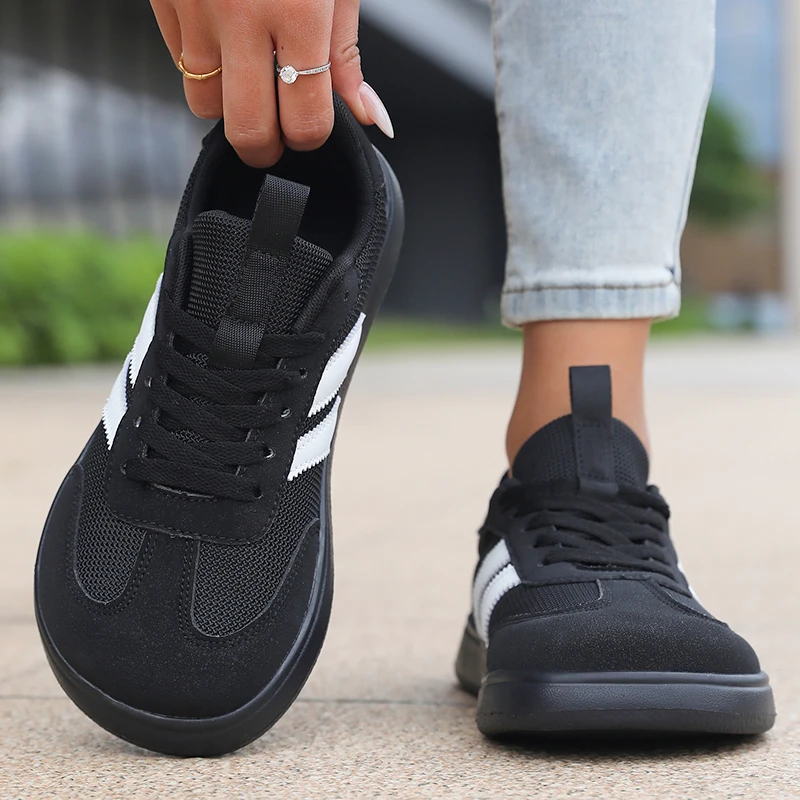Breitspitzige Zero-Drop Anti-Rutsch Herren Hochwertige Casual Sneakers Unisex Barfußschuhe Atmungsaktive Mesh-Schuhe für Straßenläufe und Jogging – Detail 18