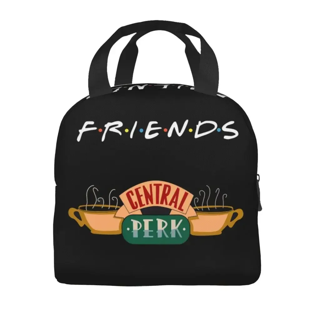 

2025 New Friends TV Show Insulated Lunch Bag for Camping Travel Resuable Thermal Cooler Lunch Box Women Children Food Container