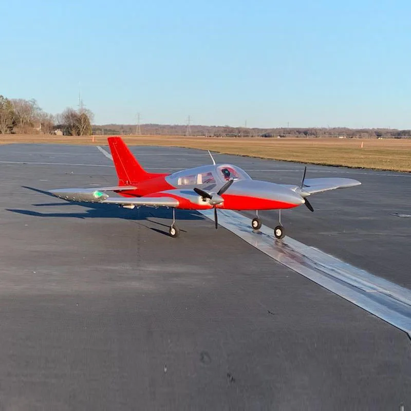 

Dynam Cessna310 RC Самолет Электрический Пульт Дистанционного Управления Модель Игрушки Размах Крыльев 1,3 м Двойной Двигатель Передний Реверс Особенности